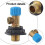1 pieza compatible compatible con Geberit Válvula angular de latón G3/8 Boquilla angular para cisterna 2