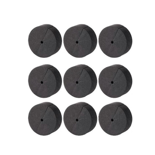 40Pcs Garden Clone Collars Neoprene Inserts Sponge Block for 2 Inch Net Pots Hydroponics Systems an 1