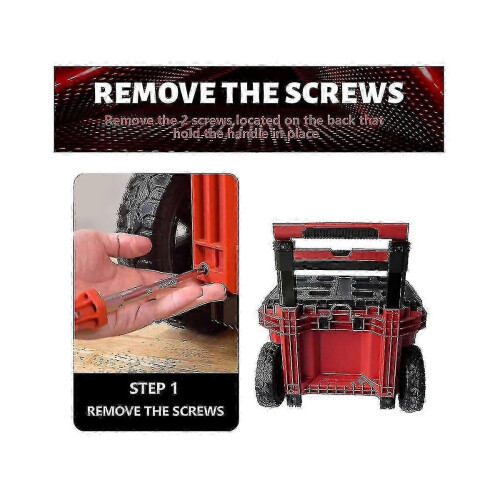 Packout Handle Release Pins Quick Removal Kit for Milwaukee Packout System 1