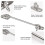 2 Pcs Cabin Hook (8 Inch) with Screws - for Shutter Shed Window 3