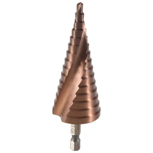 M35 HSS Co Step Drill Bit Co Τρυπάνια κώνου κοβαλτίου 4-32Mm Ξύλο από α 2