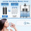 Water Filter Replacement for Purification Elements, Activated Carbon Filters for Water 2pcs 3