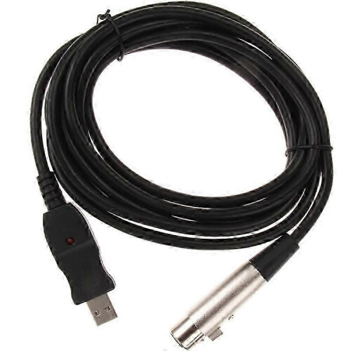 Καλώδιο μικροφώνου USB Αρσενικό σε XLR Θηλυκό Προσαρμογέας για ηχογράφηση στούντιο