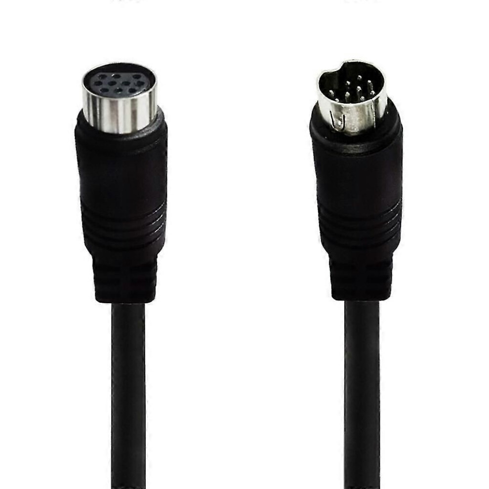 10Pin Din Male To Female Adapter Cable For Tv Vcr Connection 9319739658323