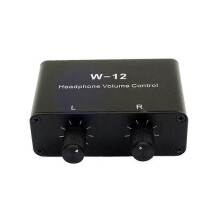 Controllo del volume delle cuffie con ingresso audio da 3,5 mm + 6,35 mm, regolazione del volume stereo
