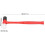 Small Rubber Mallet Hammer, 2PCS Reusable Plastic Hammers Jewelry Making Tools for Model Clock Watc 3