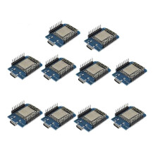 10PCS D1 Mini TYPE-C Development Board USB ESP8266 ESP-12F V2 Module WiFi D1 Mini Dev Board 3.3V with Pin compatible for Arduino