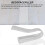 Kit convertidor de cama individual a king size Bed Bridge Conector de colchón ajustable compatible con 3