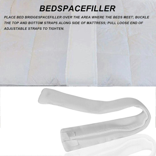 Kit convertidor de cama individual a king size Bed Bridge Conector de colchón ajustable compatible con 2