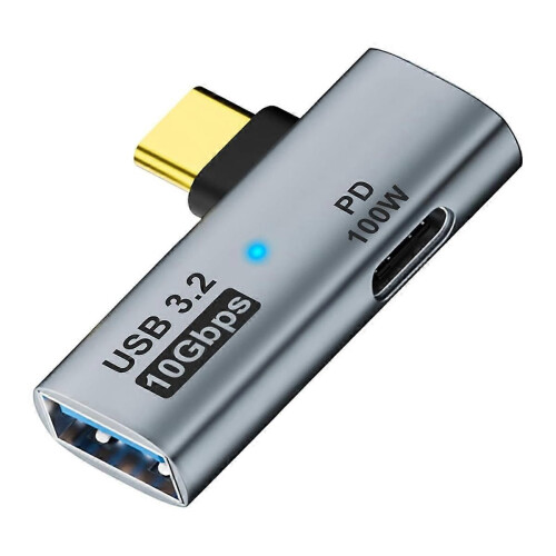 2-in-1 USB C to USB 3.2 Adapter for Ally,for ,Gray