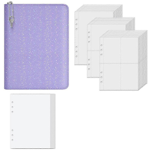 Hardcover Sticker Organizer Binder Reusable B