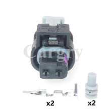 2-teiliger Kfz-Kraftstoffeinspritzdüsen-Anschluss 4f0973702 1-1718643-1 1-1703498-1 Kfz-Harnstoffsensor-Verkabelungsstecker