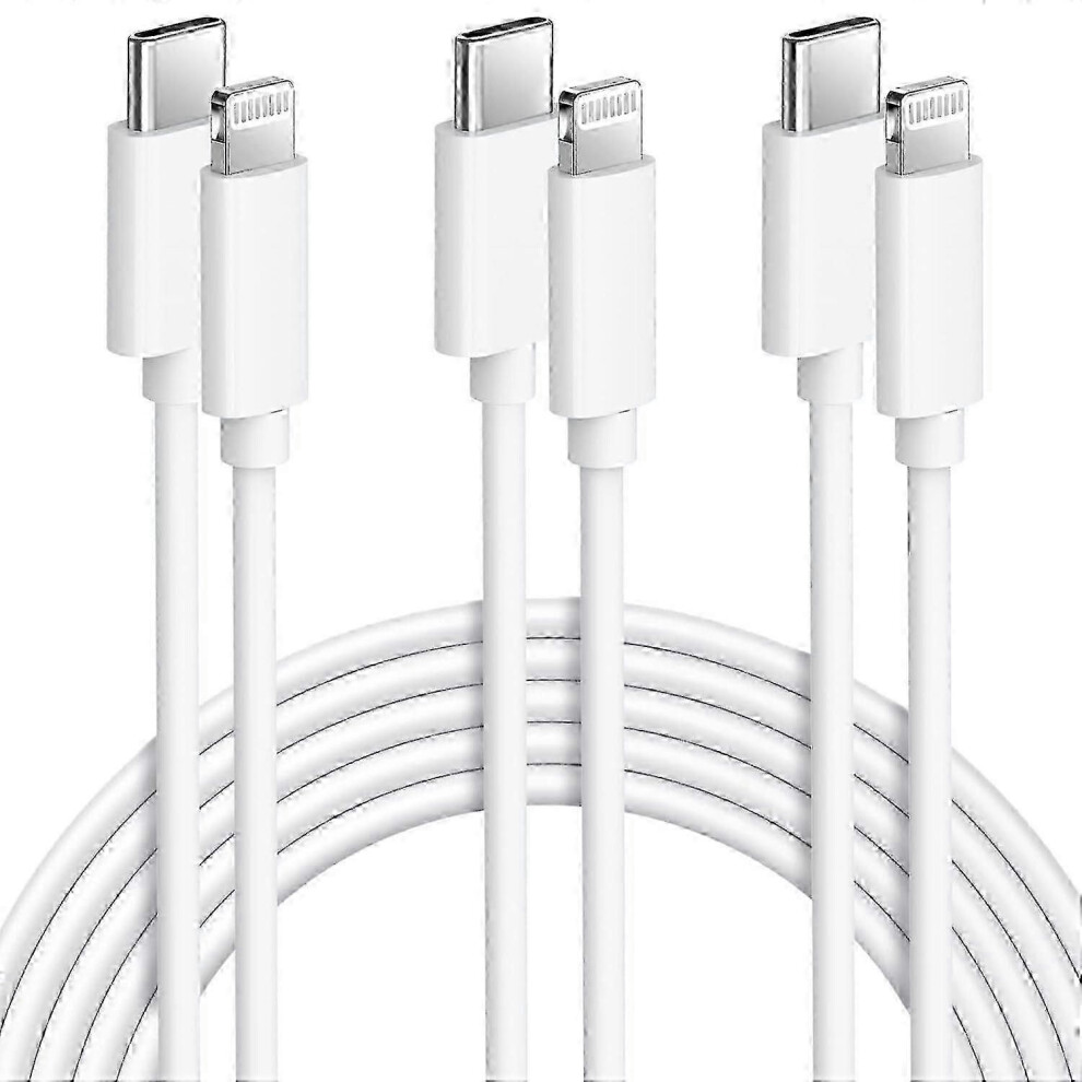 Fast Charger Cable 3Pack 2M Usb C To Lightning Cable Mfi Certified For 14 13 12 11 Pro Max X Xs Xr 9319739656879