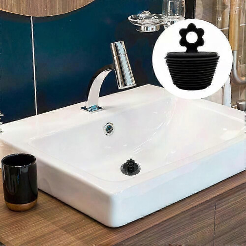 Silicone Tub Stopper - Universal Leakproof Drain Plug for All Bathtub Types 1