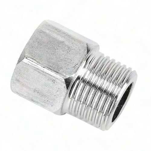 1/2 Inch Stainless Steel Pipe Adapter Connector with G1/2 Threaded Fitting 2