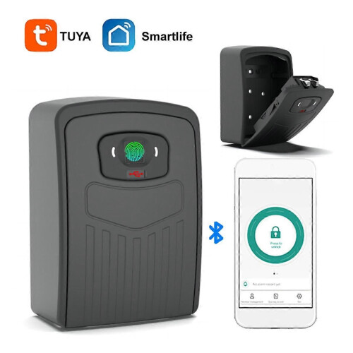 TUYA Έξυπνο Κλειδοθήκη Bluetooth Κλειδοθήκη Αποθήκευσης - Δακτυλικό Αποτύπωμα 1