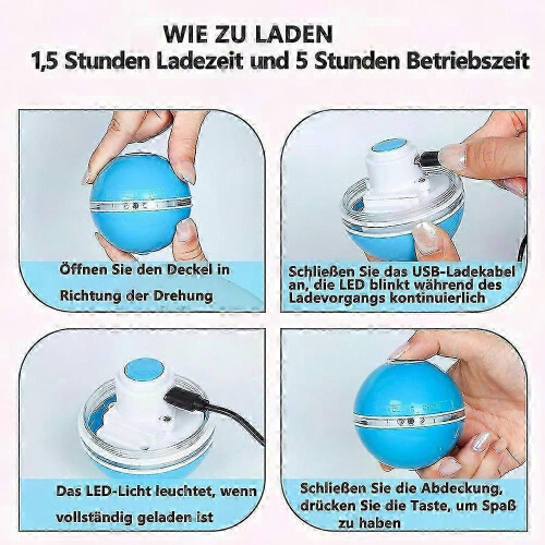 Touch-Activated Ball for Playful Kittens and Interactive Fun 1