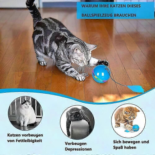 Touch-Activated Ball for Playful Kittens and Interactive Fun 2