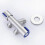 G1/2 x 1/2 304 Stainless Steel One Into Two Three-Way Angle Valve, Double Handle Double Control Single Cold Multi-Function Faucet 2