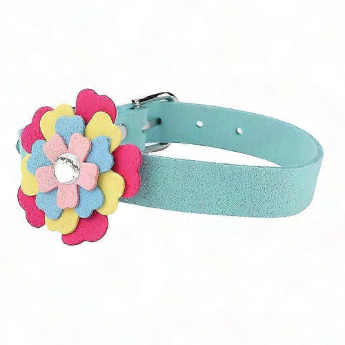 Microfiber Dog Collar with Training Toy Attachment - Soft and Durable Pet Accessory 1