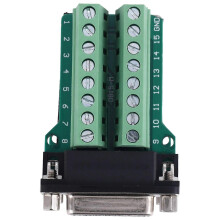 Adattatore DB15 D-SUB VGA a 15 pin femmina, connettore jack, terminale, scheda PCB breakout