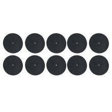 10 stuks antistatische matten voor draaitafels van 7 inch vinylplaten, geluidsreducerende slipmatten