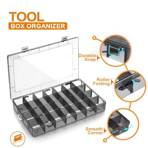 Parts Tool Organizer Box Pressure Toolbox Detachable Tool Chest Partition Board Multifunctional Tool 2