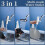 Kitchen Faucets with Pull Down Waterfall Kitchen Sink Faucet 3 Mode Splash-Proof Nozzle Sink Multi-F 3