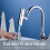 Kitchen Faucets with Pull Down Waterfall Kitchen Sink Faucet 3 Mode Splash-Proof Nozzle Sink Multi-F 4