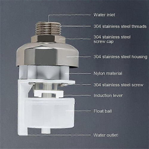304 Stainless Steel Fully Automatic Water Level Control Float Valve 2