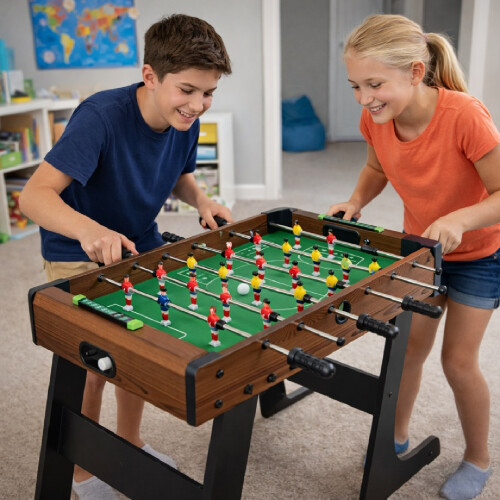 AMRAP 3ft Table Football Game - Foosball Table with 2 Balls 2