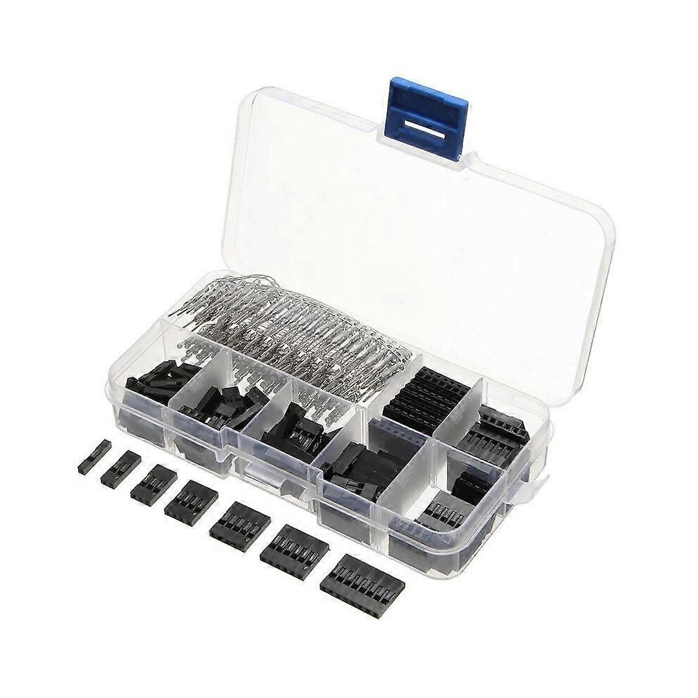 310Pcs 2.54Mm Male+Female Dupont Wire Jumper And Header Connector Housing Kit 9319739659948