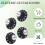 Witch Hat Knobs Top Hat Knobs Tone Volume Control Knobs for Electric Guitar Bass Amplifier Effect Pedal 8