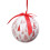 AURIGATE Christmas Ball Ornaments Red White Shatterproof 2