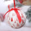 AURIGATE Christmas Ball Ornaments Red White Shatterproof 5