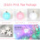 Pink Christmas Tree with Lights 23.6 Inches 3