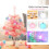 Small Pink Christmas Tree with Lights 23.6 Inches 4