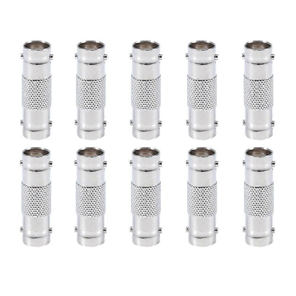 10Pcs Bnc Female To Bnc Female Connector Couplers Adapter For Cctv Video Camera 9319739660647