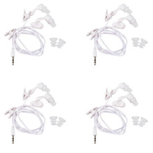 4X Water Proof In-Ear Headphone Earphone compatible MP3 MP4 Underwater White