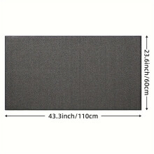 (23.6"X43.3"/60*110cm) 1pc Door Mat for Indoor Outdoor, Durable Welcome Mat Front Door Mat Low Profile Grey Entryway
