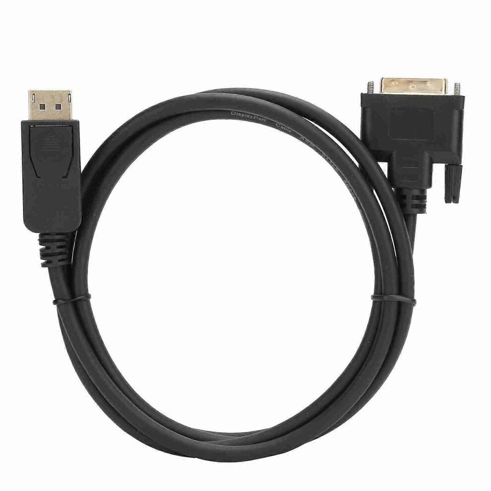 Dp To Dvi Cable, 1080P Connection Adapter For Hdtv Pc Display, Computer Supplies, 3 Meters Gold 9319739660944