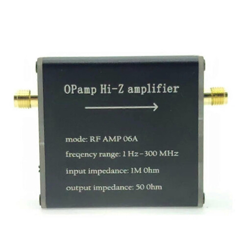 Ο ενισχυτής υψηλής σύνθετης αντίστασης RF AMP 06A 1Hz-300MHZ 50 Ohm είν