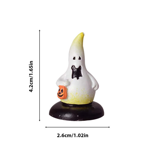 Halloween Græskar Spøgelse Ornament Dekoration 1
