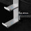 Adjustable Hanging Hooks Desk Side Hanging Bag Holder Black 2