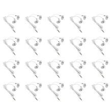 20pcs 3.5mm In-Ear Stereo Earbuds Headphone Earphone Headset compatible Mobile Phone MP4 MP3