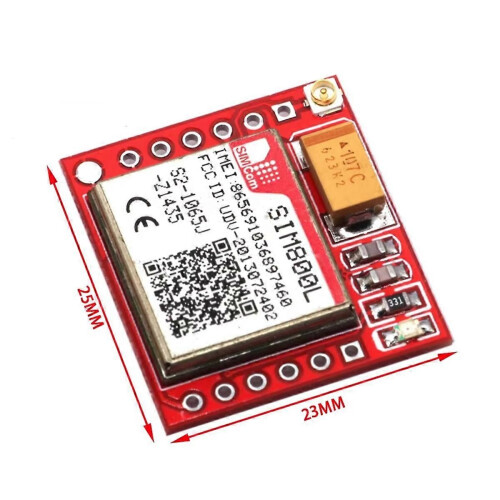 SIM800L GPRS GSM Μονάδα Πυρήνας Τετραπλής Ζώνης TTL Σειριακή Θύρα 1