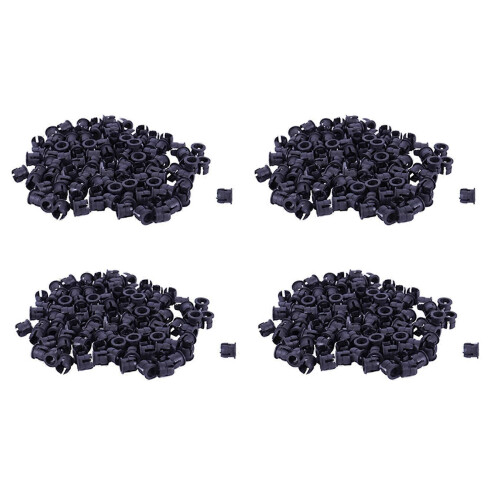 400 Pieces Black Plastic 5mm LED Clip Holder Display Panel Mount Cases