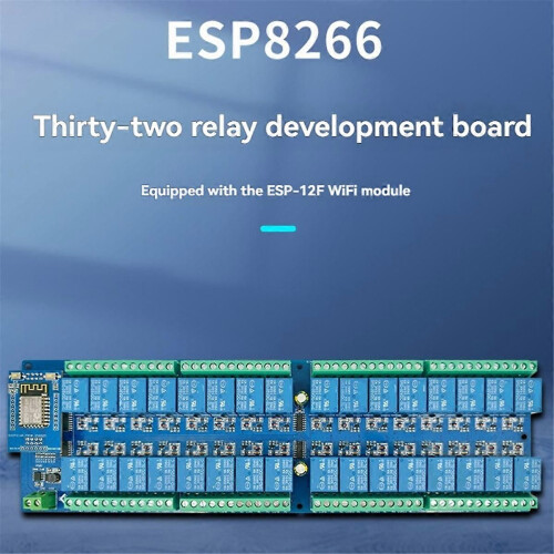 32 Channel Relay Module Development Board DC Power Supply WIFI Bluetooth Relay Module ESP8266 1