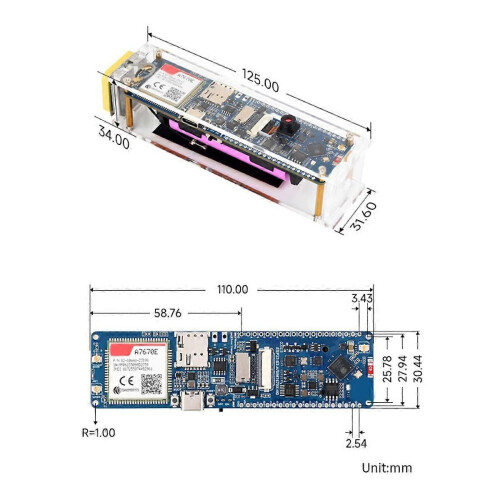 Η πλακέτα ανάπτυξης ESP32-S3 A7670E 4G υποστηρίζει 4G LTE Cat-1/2G Bluet 2