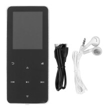 MP3 Player Bluetooth 4.2 1.8in Color Screen Touch Key Video Play Portable Music Player with Speaker FM Radio Electronic Book Silver 16GB